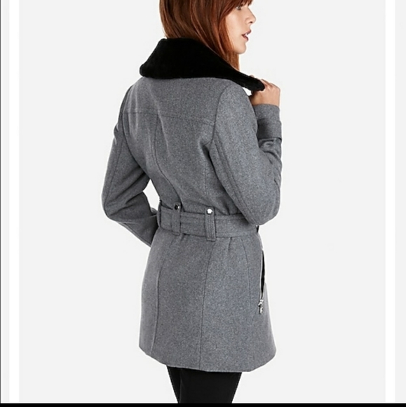 Express Belted Wool Coat - Picture 3 of 3